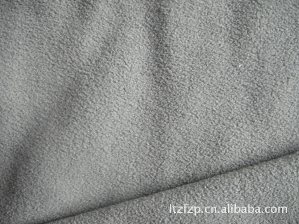 绍兴力腾针纺织品 专业供应高品质麻灰摇粒绒，厂家直销更具性价比